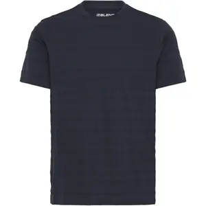 BLEND BHKNOX PIQUE S/S TEE Pánské tričko, tmavě modrá, velikost