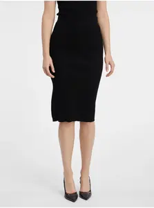 Orsay Černá dámská svetrová sukně - Dámské