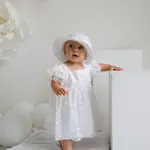 Dětský bavlněný klobouk Jamiks FELIKSA bílá barva, JLH077