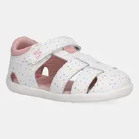 Dětské kožené sandály Garvalin bílá barva, 252329