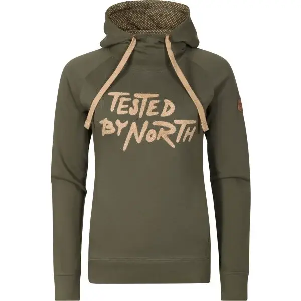 KILPI NEA Dámská bavlněné mikina, khaki, velikost