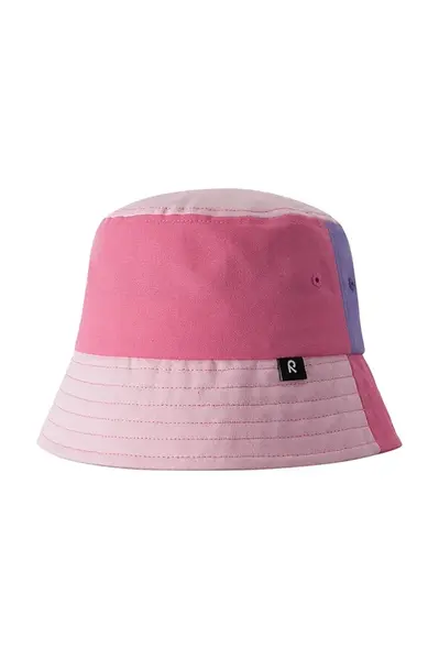 Dětský bavlněný klobouk Reima Siimaa růžová barva, 5300153B
