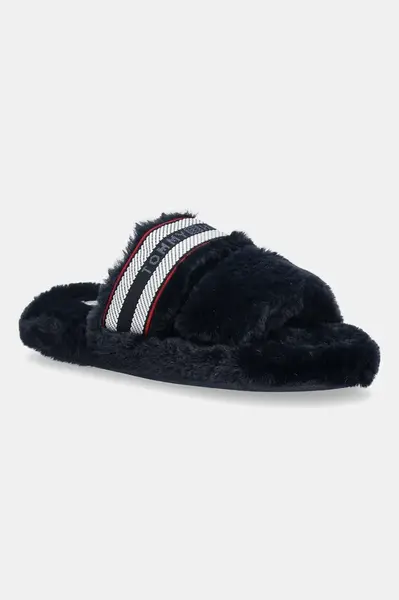 Pantofle Tommy Hilfiger HILFIGER FUR SLIPPER