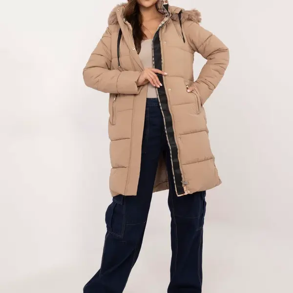 Beige winter jacket