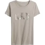 GAP V-SS LOGO CLASSIC TEE Dámske tričko, béžová, veľkosť