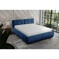 Livetastic ČALOUNĚNÁ POSTEL, 180/200 cm, modrá