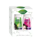 BIO BIONE SOS proti padání vlasů šampon + kondicionér dárková kazeta 2 ks