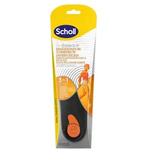 Scholl In-Balance vel. L (42,5–45) unisex ortopedické vložky 1 pár
