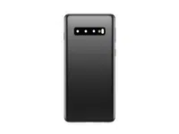 Zadní kryt baterie s čočkami a rámečkem pro Samsung Galaxy S10+, black (OEM)