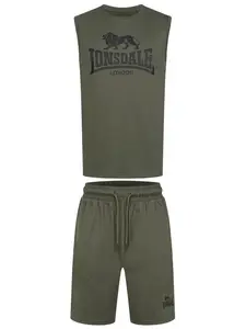 Lonsdale Men's sleeveless t-shirt & shorts set regular fit
