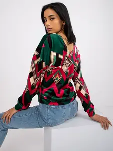 Blouse-DHJ-BZ-6550-4.40-dark green