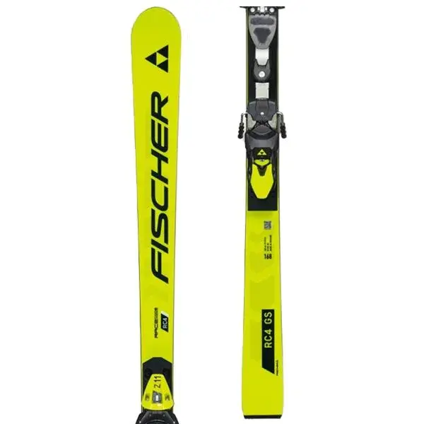 Fischer RC4 WORLDCUP GS JR Sjezdové lyže, žlutá, velikost