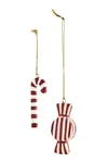 Závěsná vánoční dekorace Madam Stoltz 9 cm 2-pack více barev