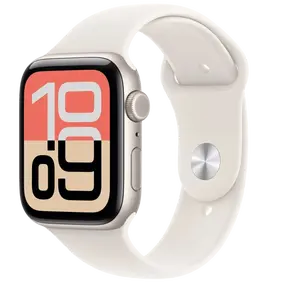 APPLE Watch SE 3 (2025) Cellular 40mm Hvězdně bílý hliník s hvězdně bílým sportovním řemínkem S/M