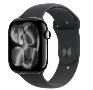 APPLE Watch 11 GPS 46mm Jet Black Aluminium Case with Black Sport Band - S/M