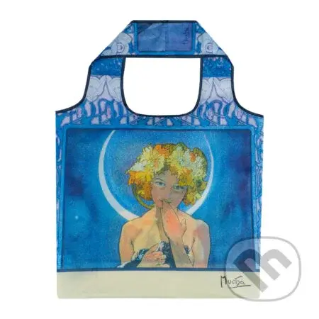 Skladacia nákupná taška Alfons Mucha – Luna