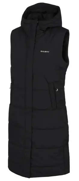 Husky  Nilo L black, M Dámska hardshell vesta