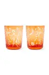 POLSPOTTEN Sada skleniček Pols Potten scattered flower 250 ml 2-pack