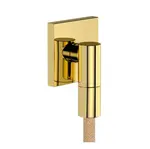 Hansgrohe FixFit Fine E - Nástenné kolienko, leštený vzhľad zlata 28883990