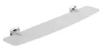 Sapho Aida - Polička, dĺžka 56 cm, sklo satin/chróm AI015