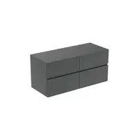 Ideal Standard Finesse - Umývadlová skrinka, 120x51x56 cm, 4 zásuvky, matný antracit E3437Y2