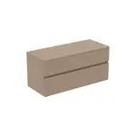 Ideal Standard Finesse - Umývadlová skrinka, 120x51x56 cm, 2 zásuvky, Matt Greige E3431UP