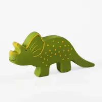 Tikiri Baby dinosaurus z prírodnej gumy - Triceratops (Trice)