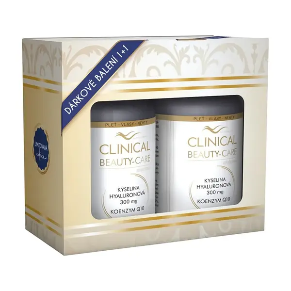 CLINICAL Beauty-Care Kyselina Hyaluronová 60 tobolek+Kolagen 60 tablet
