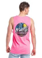 Meatfly pánské tílko Dipped Neon Pink | Růžová | Velikost XS