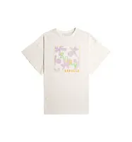 Roxy dámské tričko Sweet Flowers Snow White | Bílá | Velikost L