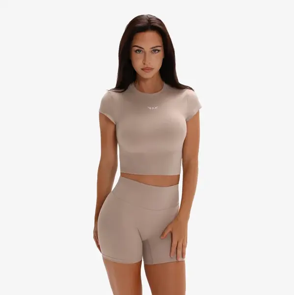 Dámské tričko exalted elysia glow motion béžová s