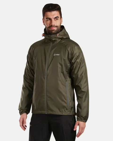 Turistická sbalitelná pláštěnka kilpi jaluu-u tmavě zelená s