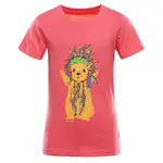 Dětské bavlněné triko alpine pro ecomo 3 červená 104-110