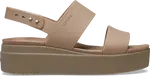 Dámské boty crocs brooklyn low wedge béžová 36-37