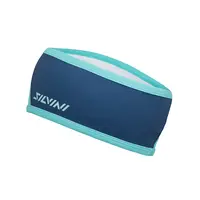 Unisex čelenka silvini gubbia tyrkysová/tmavě modrá l/xl