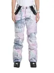 Meatfly dámské SNB & SKI kalhoty Foxy Clouds Pink | Růžová | Velikost XS