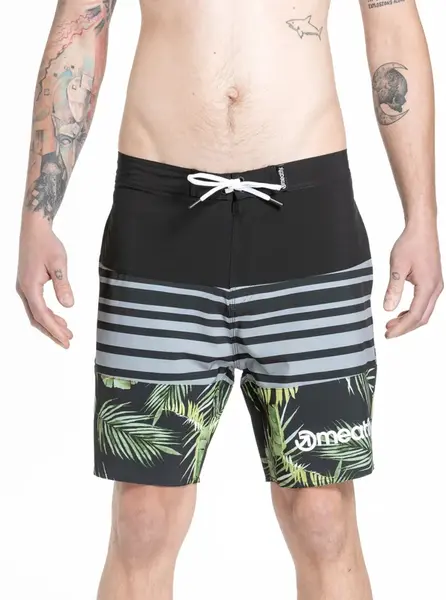 Meatfly pánské plavky Ernie Boardshorts 19" Palm | Mnohobarevná | Velikost S