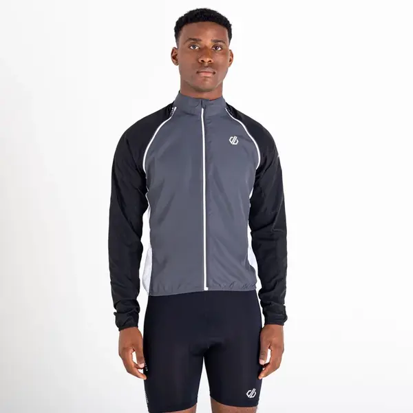 Pánská bunda dare2b oxidate windeshell černá/šedá s