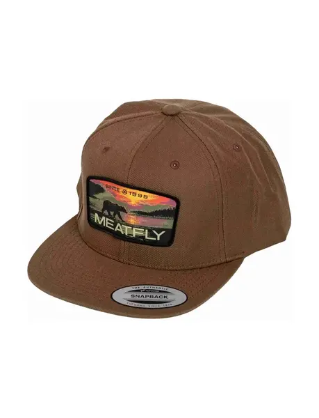 Meatfly kšiltovka Hornet Snapback Red Alaska / Tan | Hnědá | Velikost One Size