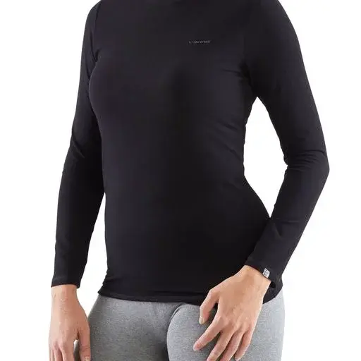 Dámské bambusové tričko s merino vlnou viking teres černá m