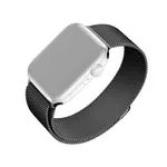 Síťovaný nerezový řemínek FIXED Mesh Strap pro Apple Watch 42/44/45mm, černá