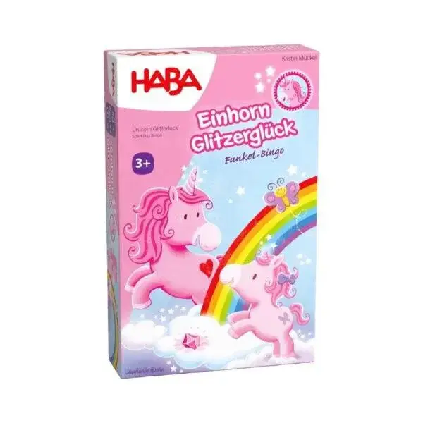 Haba Společenská hra pro děti Magický jednorožec Třpytivé bingo od 3 let