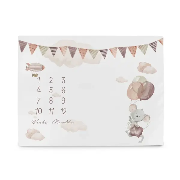 Ceba Podložka milníková na focení (92x72) Basic Mouse