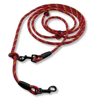 PafDog® Přepínací nastavitelné vodítko 8mm, červené - žíhané PAF-589