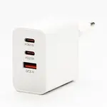 Powerton Síťový adaptér 65W, 3 porty, USB-C, USB-A, 65W GaN Charger