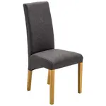 Carryhome ŽIDLE, antracitová, barvy dubu