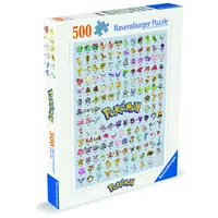 Puzzle 500 dílků Prvních 151 Pokémonů
