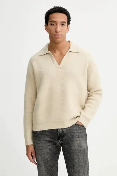 Sveter s prímesou vlny Calvin Klein