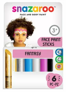 Tužky na obličej 6 barev Snazaroo – Fantasy