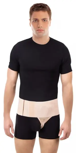 Jednostranný pás na slabinovú prietrž "AXILMAX" O-1408, ľavý, veľkosť S, béžový